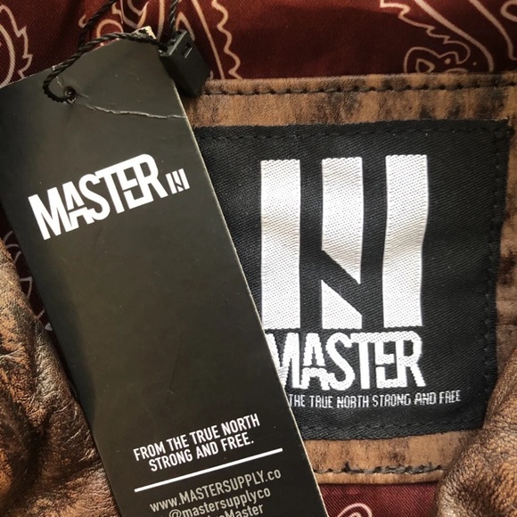 Master Supply Co. Belvedere Rust Leather Jacket - Picture 3 of 4